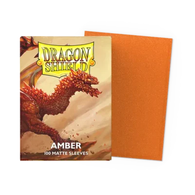 Dragon Shield Amber Matte Sleeves