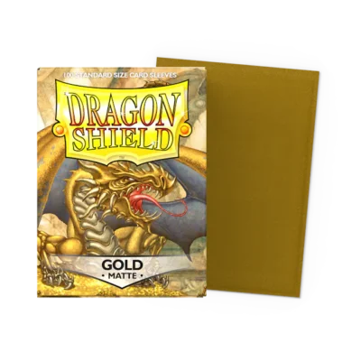 Dragon Shield - Gold Matte